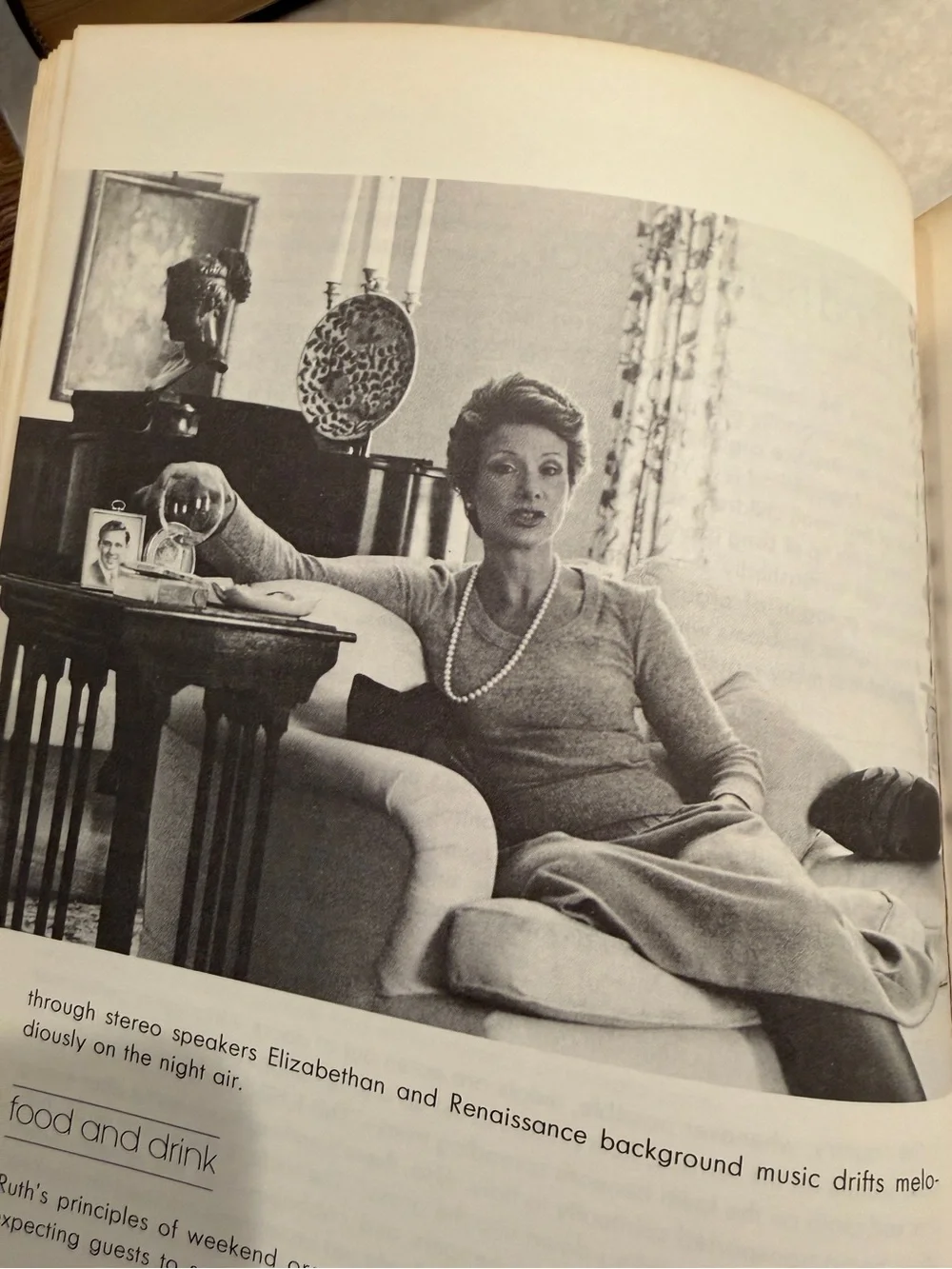 Vintage Bloomingdale's Book of Entertaining - Black & White